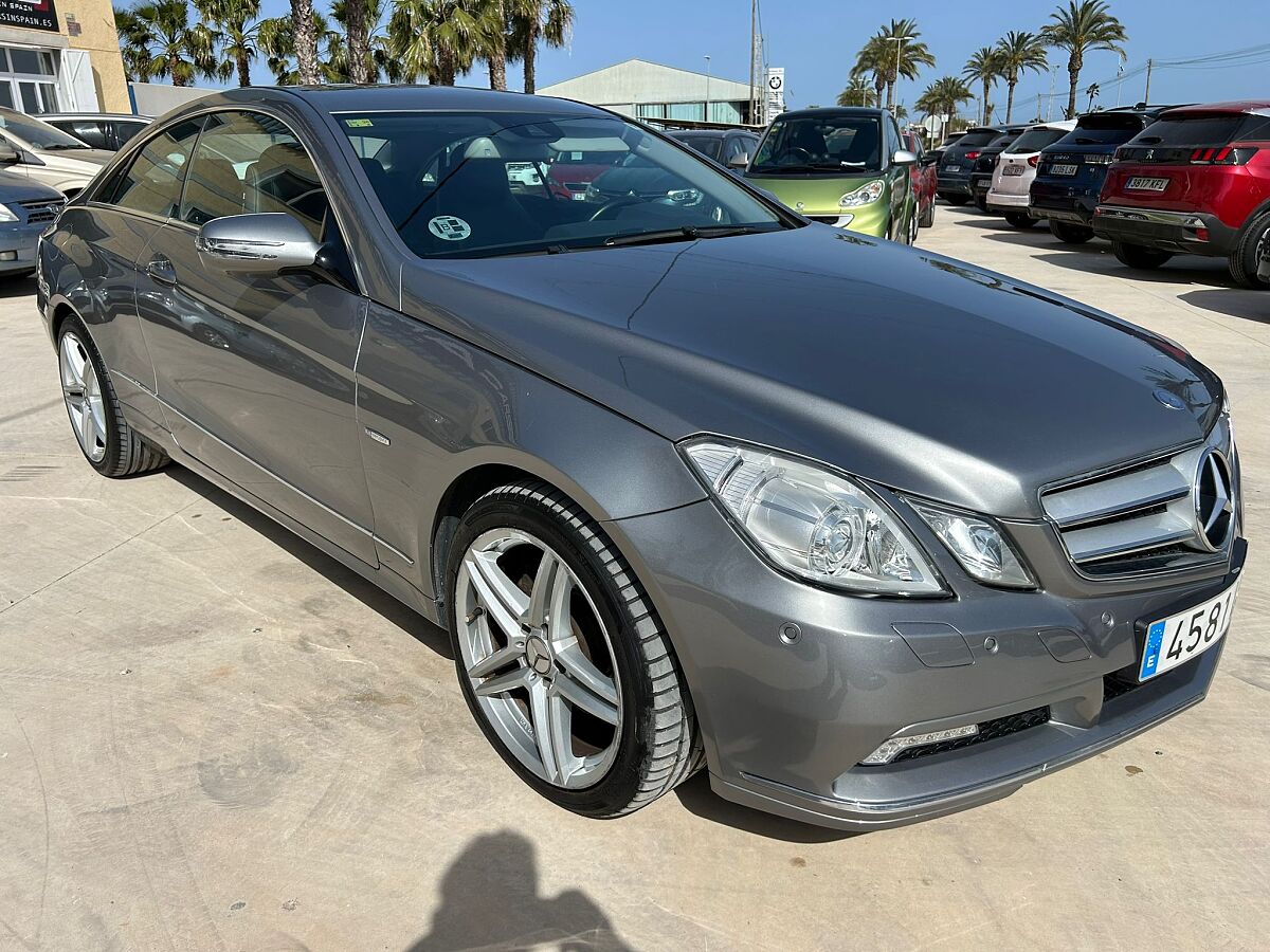 MERCEDES E350 CDI COUPE 3.0 V6 AUTO SPANISH LHD IN SPAIN 118000 MILES SUPER 2009
